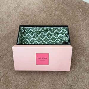 Kate Spade Pink and Black Shoe/Gift Box